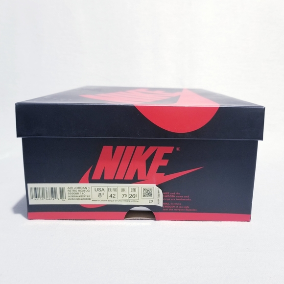 Size 8.5 (10w) - Jordan 1 Retro High OG - Obsidian UNC - 2019 - New - Picture 8 of 12